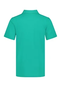 Boys 4-7 Performance Pin Dot Polo Shirt