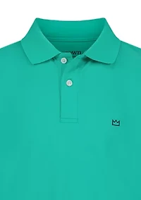 Boys 4-7 Performance Pin Dot Polo Shirt