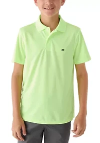 Boys 8-20 Performance Pin Dot Polo Shirt