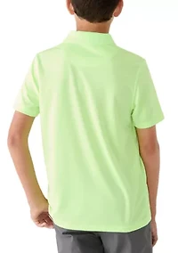 Boys 8-20 Performance Pin Dot Polo Shirt