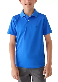 Boys 8-20 Performance Pin Dot Polo Shirt