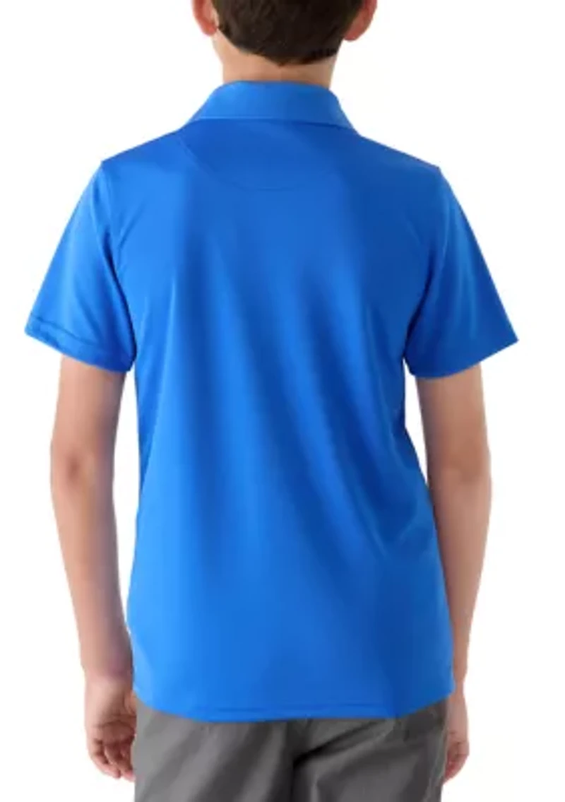 Boys 8-20 Performance Pin Dot Polo Shirt