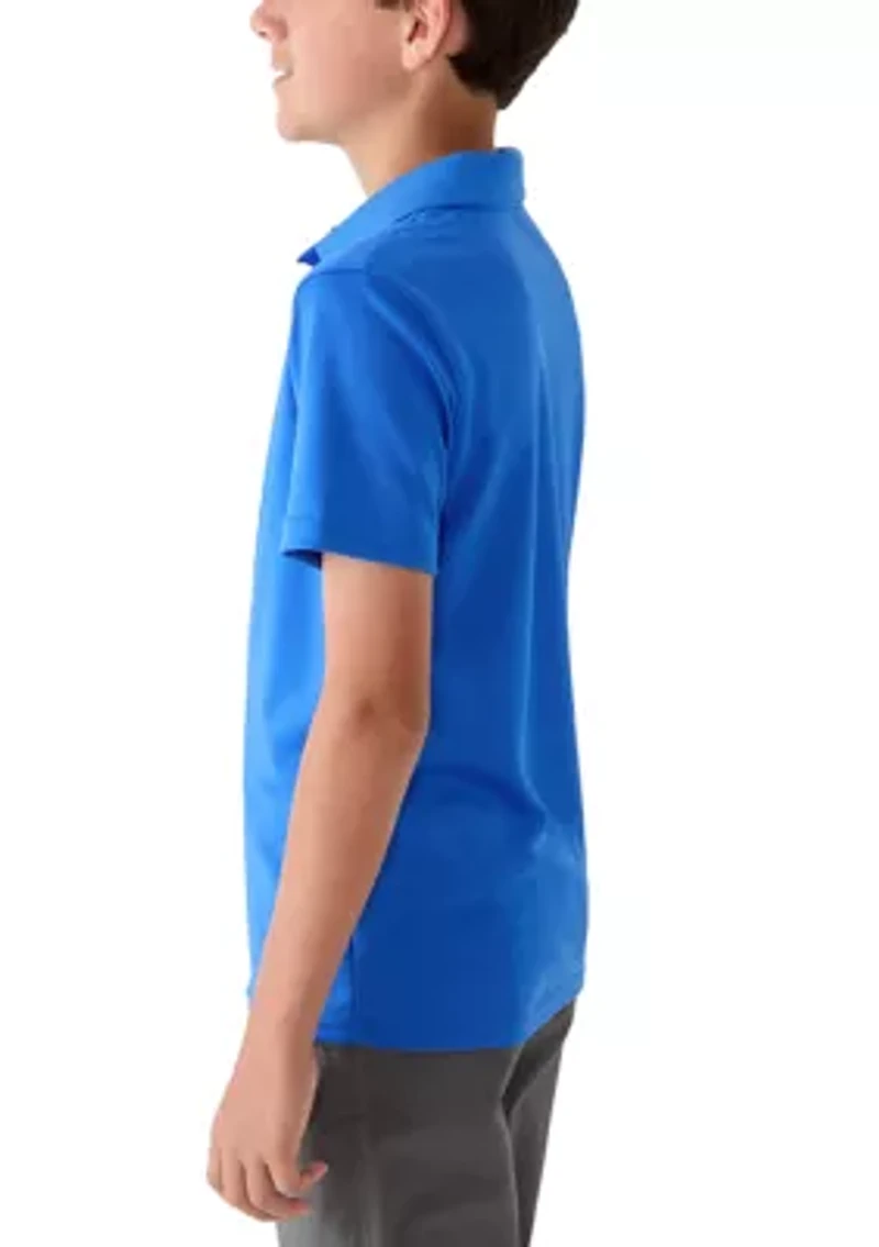Boys 8-20 Performance Pin Dot Polo Shirt