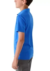 Boys 8-20 Performance Pin Dot Polo Shirt