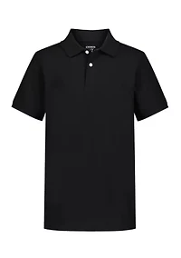Boys 8-20 Short Sleeve Piqué Polo Shirt - Husky