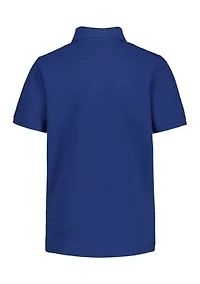Boys 8-20 Solid Piqué Polo Shirt