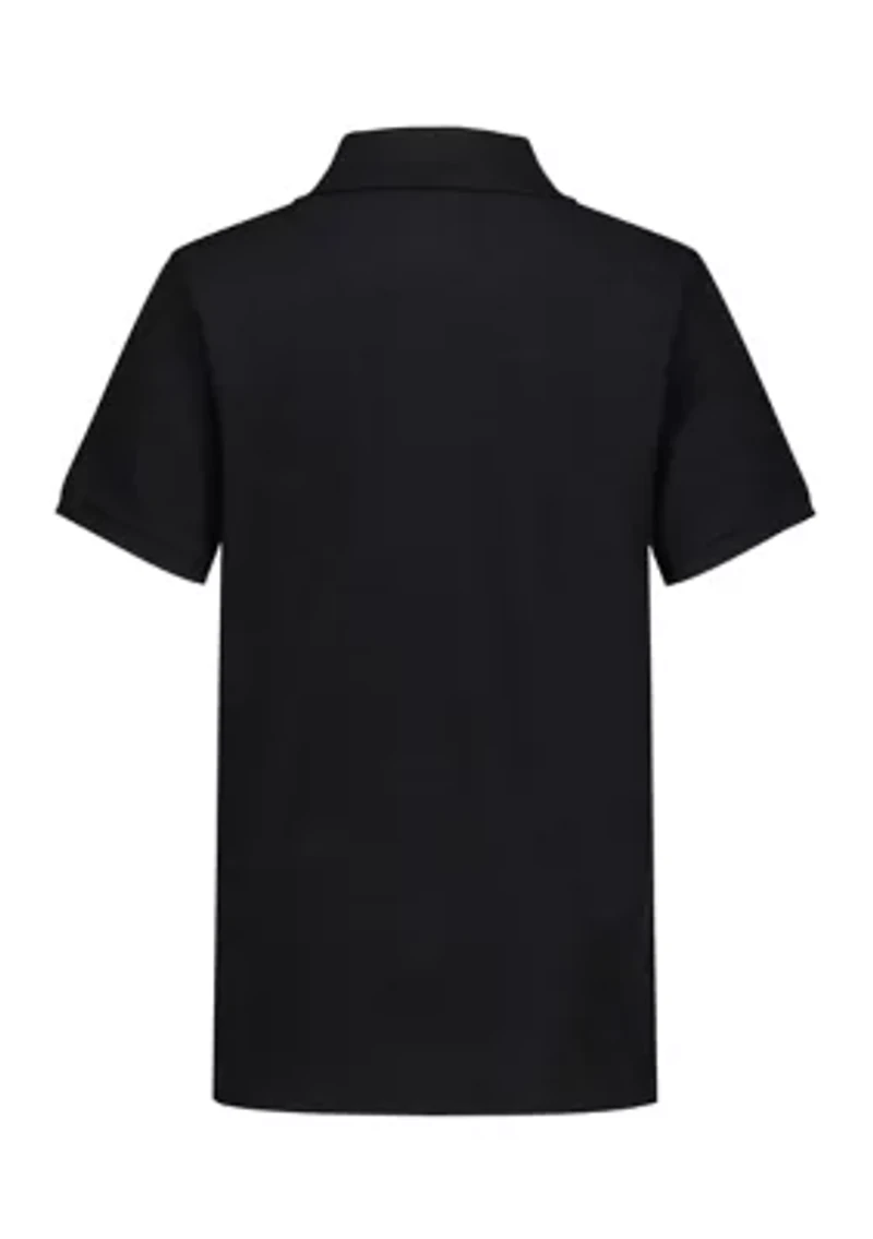 Boys 4-7 Short Sleeve Solid Pique Polo