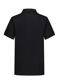 Boys 4-7 Short Sleeve Solid Pique Polo