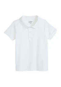 Boys 4-7 Short Sleeve Solid Piqué Polo Shirt