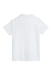 Boys 4-7 Short Sleeve Solid Piqué Polo Shirt