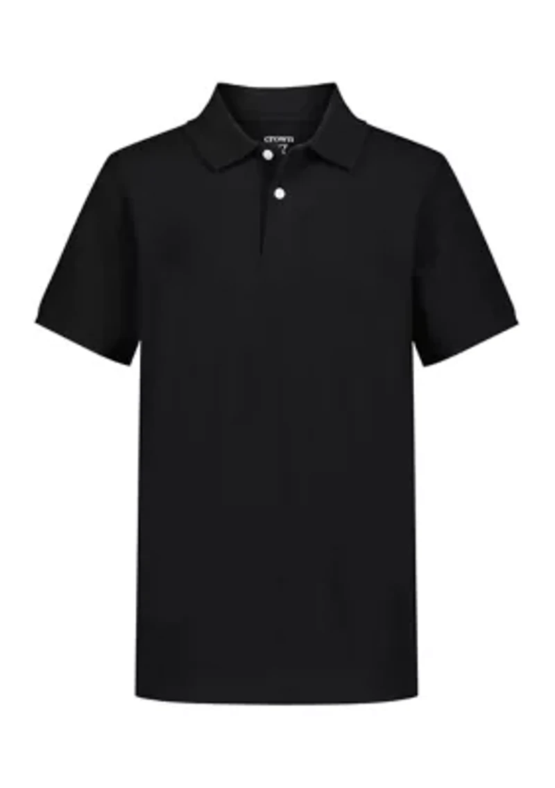 Boys 8-20 Short Sleeve Pique Polo
