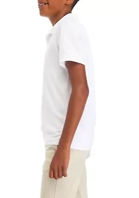 Boys 8-20  Short Sleeve Solid Polo Shirt