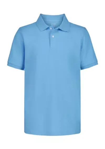 Boys 8-20 Solid Piqué Polo Shirt