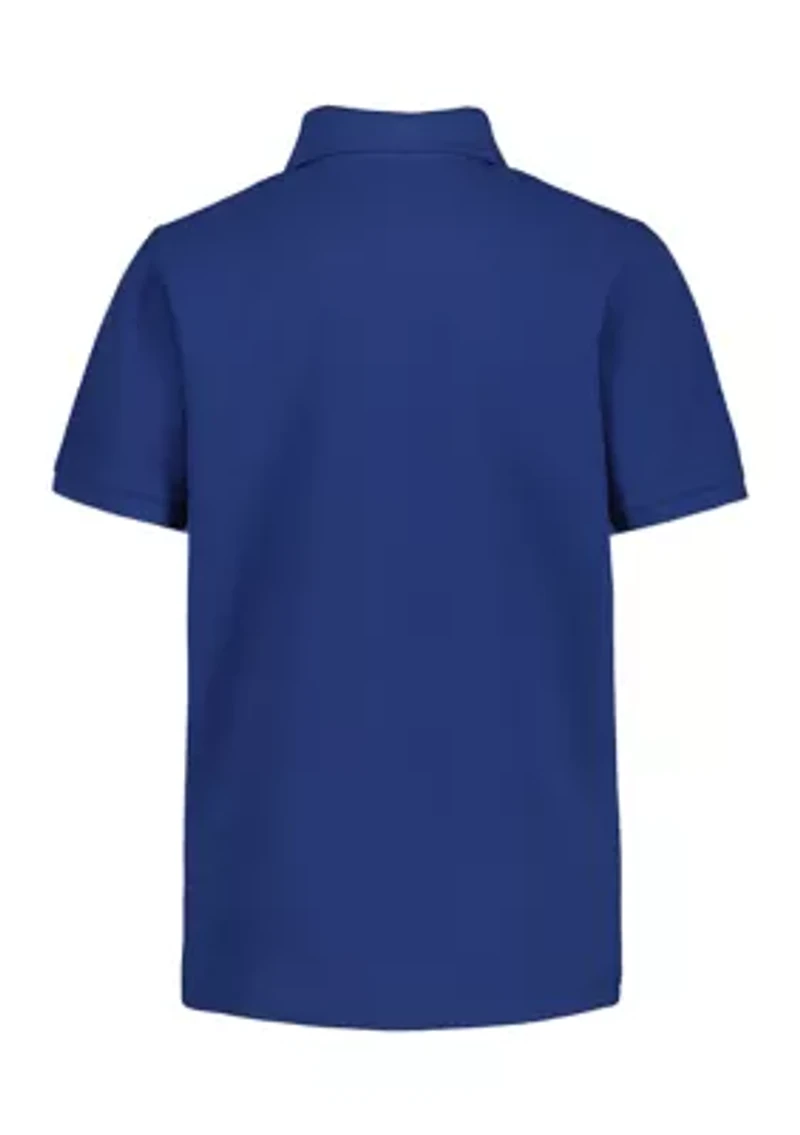 Boys 8-20 Solid Piqué Polo Shirt