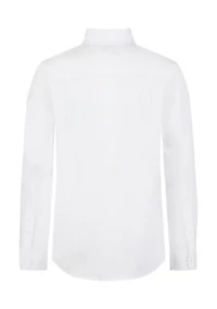 Boys 4-7 Solid Woven Poplin Shirt