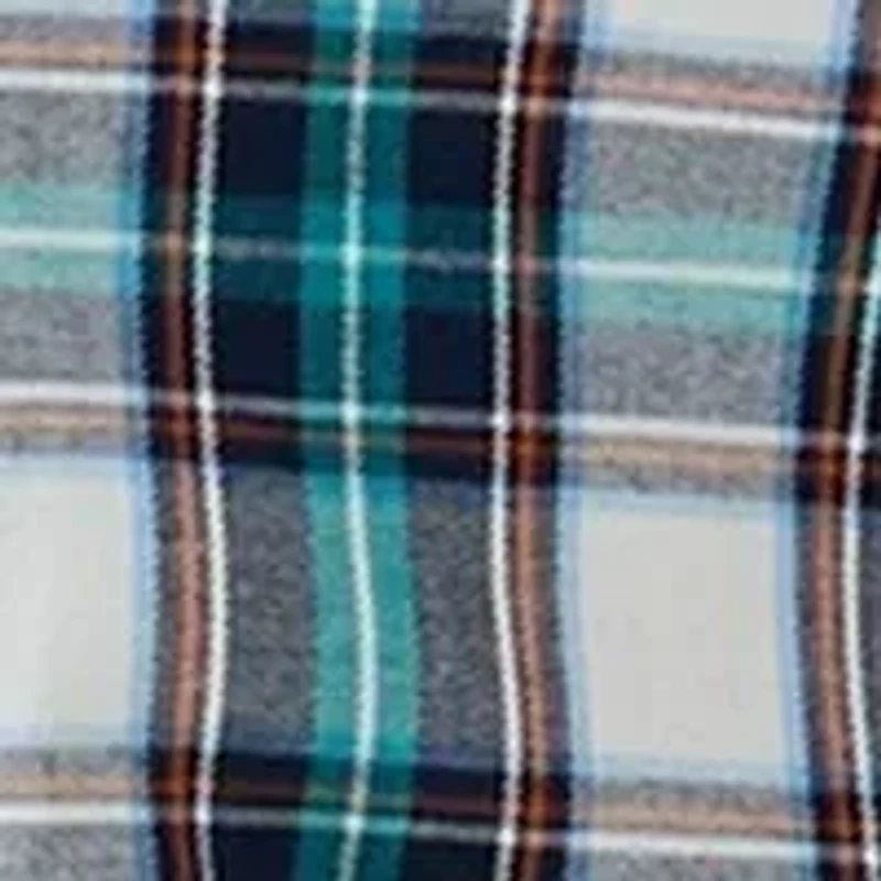 Boys 8-20 Husky Long Sleeve Woven Brushed Twill Shirt