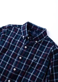Boys 4-7 Woven Brushed Twill Button Down Shirt
