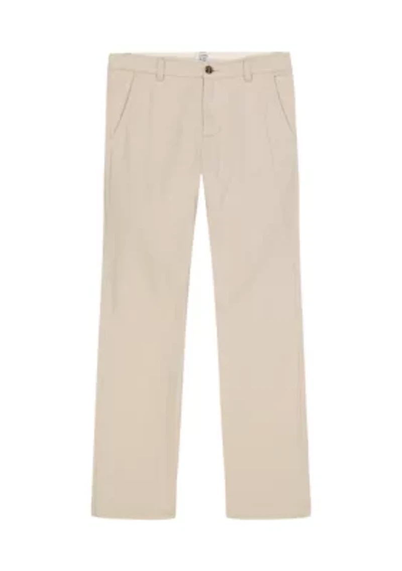 Boys 8-20 Twill Pants - Husky