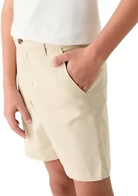 Boys 8-20 Husky Twill Shorts