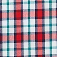 Boys 4-7 Long Sleeve Poplin Plaid Shirt