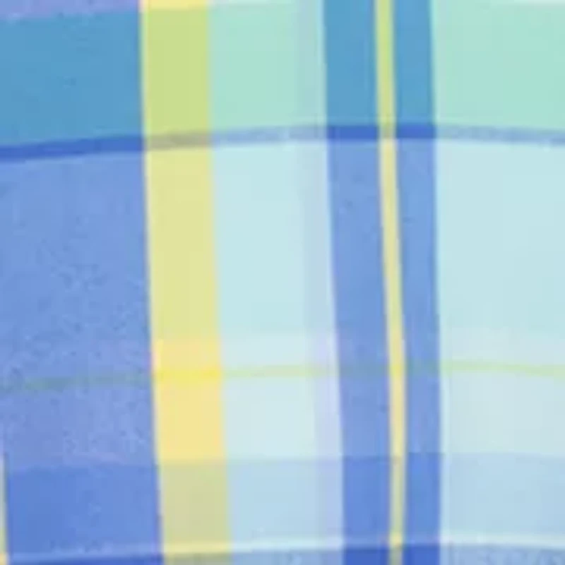 Boys 4-7 Summer Plaid Poplin Shirt