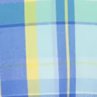 Boys 4-7 Summer Plaid Poplin Shirt
