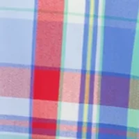 Boys 8-20 Summer Plaid Poplin Shirt