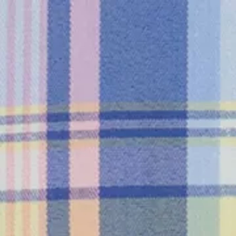 Boys - Woven Coastal Plaid Poplin Shirt