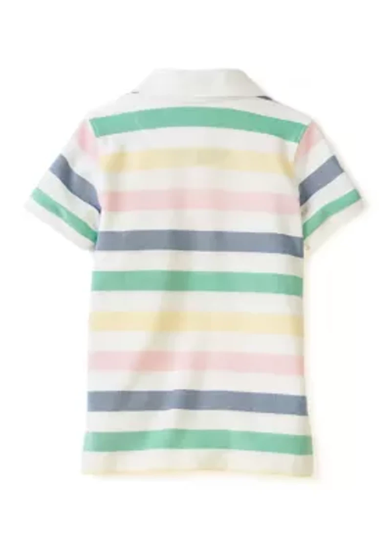 Boys 4-7 Striped Polo Shirt