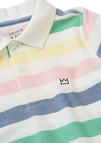 Boys 4-7 Striped Polo Shirt