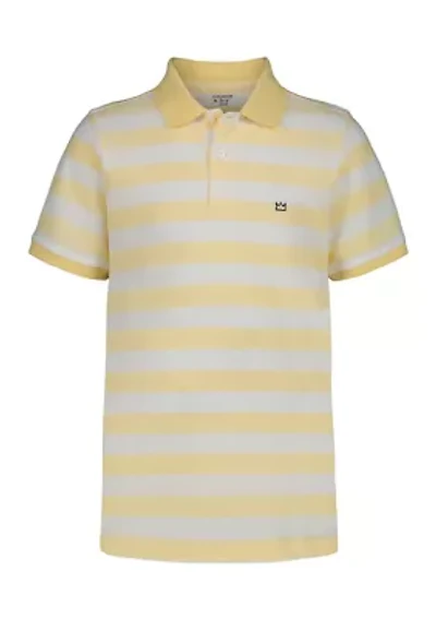 Boys 4-7 Varsity Striped Lacoste Piqué Polo Shirt