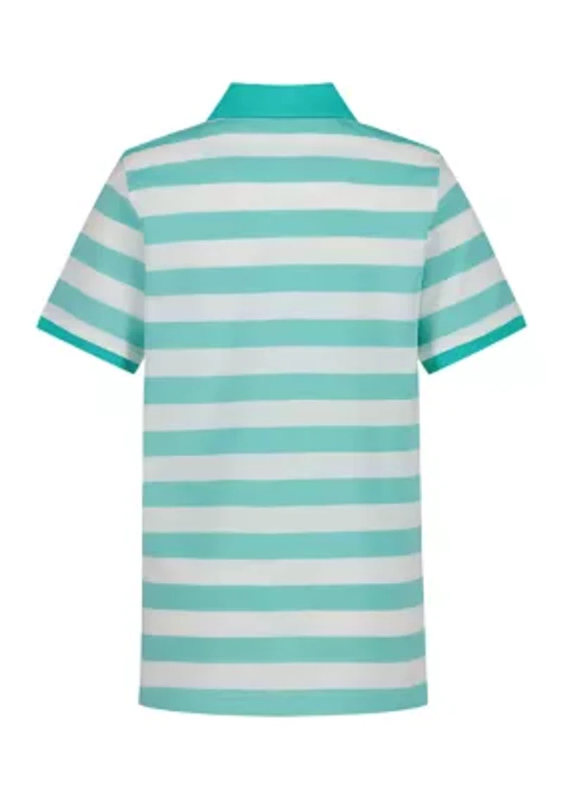 Boys 8-20 Varsity Stripe Pique Polo Shirt