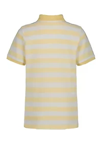 Boys 8-20 Varsity Striped Lacoste Piqué Polo Shirt