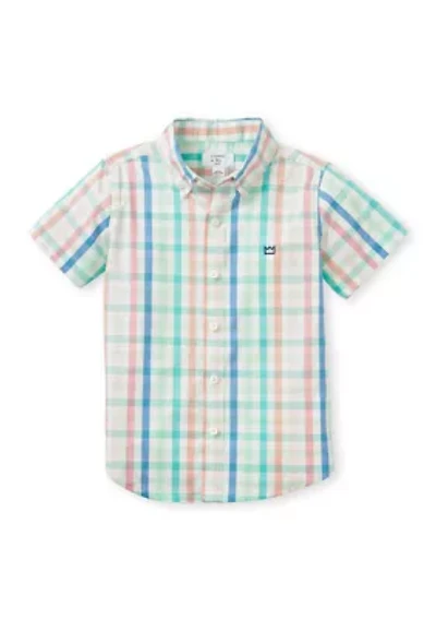 Boys 4-7 Plaid Woven Shirt