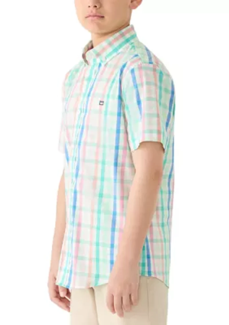 Boys 8-20 Plaid Woven Shirt