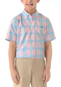 Boys 8-20 Plaid Woven Shirt
