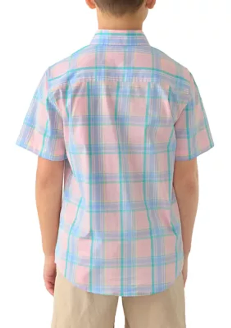 Boys 8-20 Plaid Woven Shirt