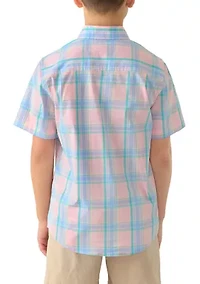 Boys 8-20 Plaid Woven Shirt