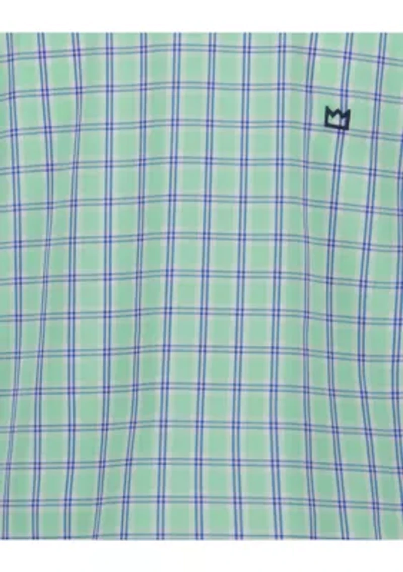 Boys 8-20 Plaid Short Sleeve Woven Shirt