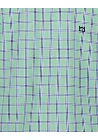 Boys 8-20 Plaid Short Sleeve Woven Shirt