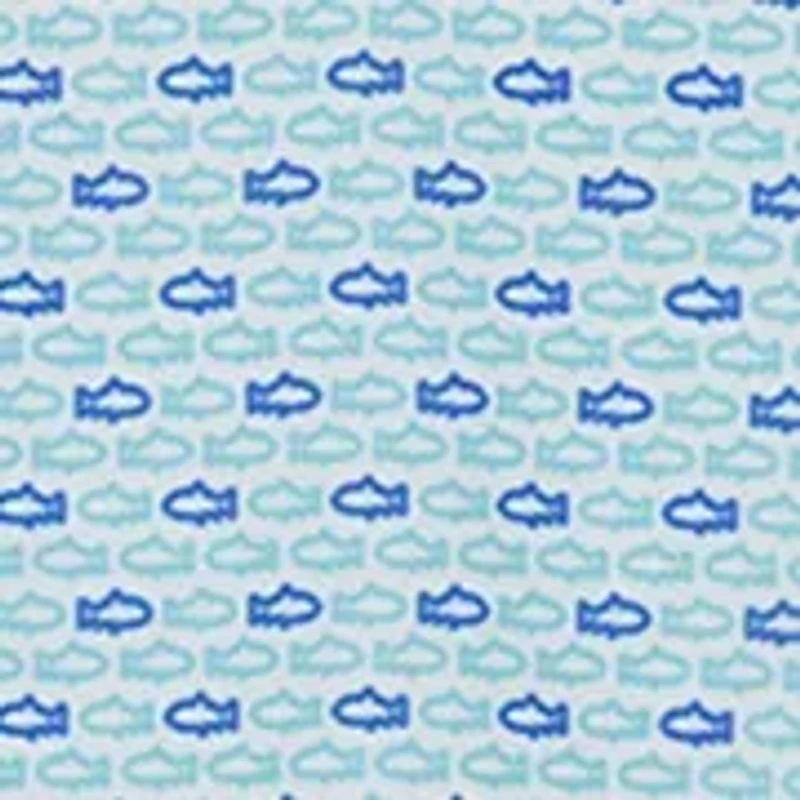 Boys 4-7 Fish Print Performance Polo Shirt