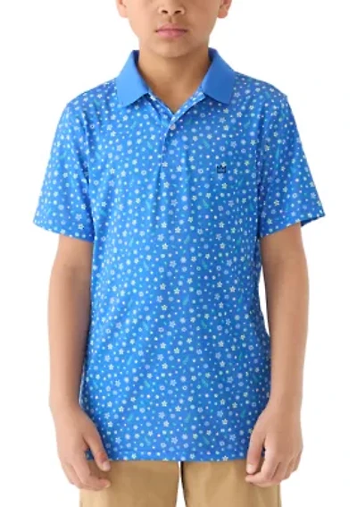 Boys 8-20 Floral Polo Shirt