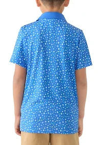 Boys 8-20 Floral Polo Shirt