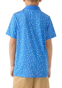 Boys 8-20 Floral Polo Shirt