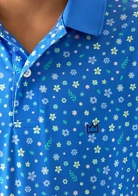 Boys 8-20 Floral Polo Shirt