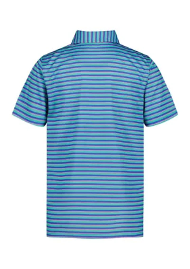 Boys 4-7 Striped Performance Polo Shirt