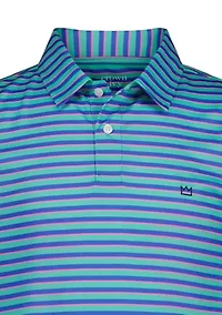 Boys 4-7 Striped Performance Polo Shirt