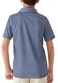 Boys 8-20 Striped Performance Polo Shirt