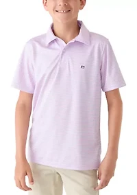 Boys 8-20 Striped Performance Polo Shirt
