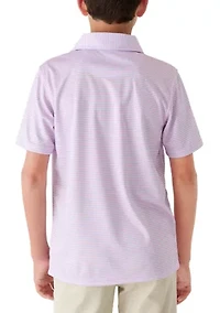 Boys 8-20 Striped Performance Polo Shirt